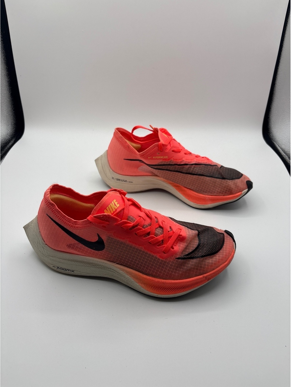 Nike ZOOMX Vaporfly Bright Mango Sneakers Shoes AO4568-800 Women’s size 6